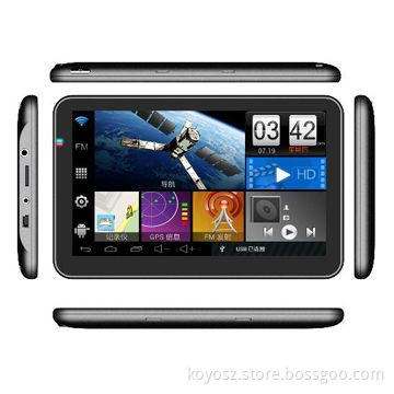 7" New Hot-selling Capacitive Car GPS Navigation System with Android System/GPS/Wi-Fi/Camera/FM/DVR
